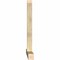 Ekena Millwork Portland Rough Sawn Timber Gable Bracket, Douglas Fir, 108"W x 68"H x 6"D x 6"F, 15/12 Pitch GBW108X68X0606POR00RDF - alternate 5